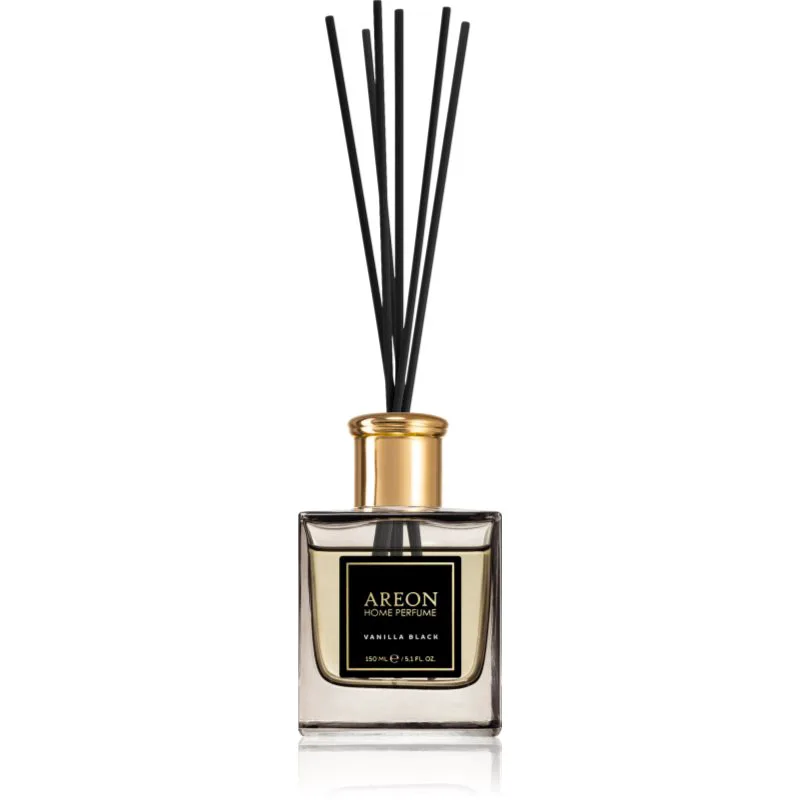 Areon Home Black Vanilla Black αρωματικός διαχύτης επαναπλήρωσης 150 ml