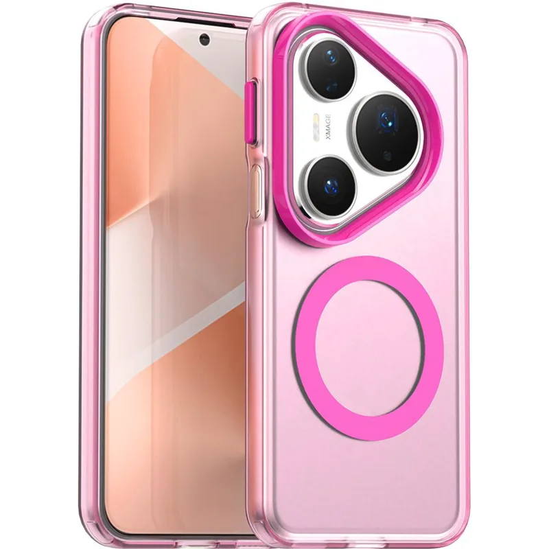 Θήκη Huawei Pura 80 Pro Techsuit CandyCase Σκληρή Ημιδιάφανη με MagSafe - Ροζ (5949419334854)