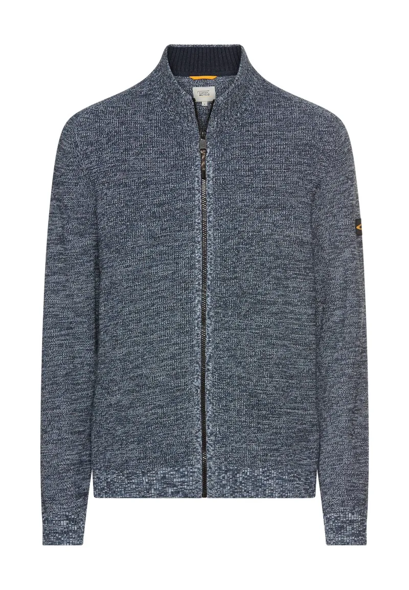 ΑΝΔΡΙΚΗ ΠΛΕΚΤΗ ΖΑΚΕΤΑ CAMEL ACTIVE FULL ZIP ΚΑΝΟΝΙΚΗ ΓΡΑΜΜΗ ΜΠΛΕ