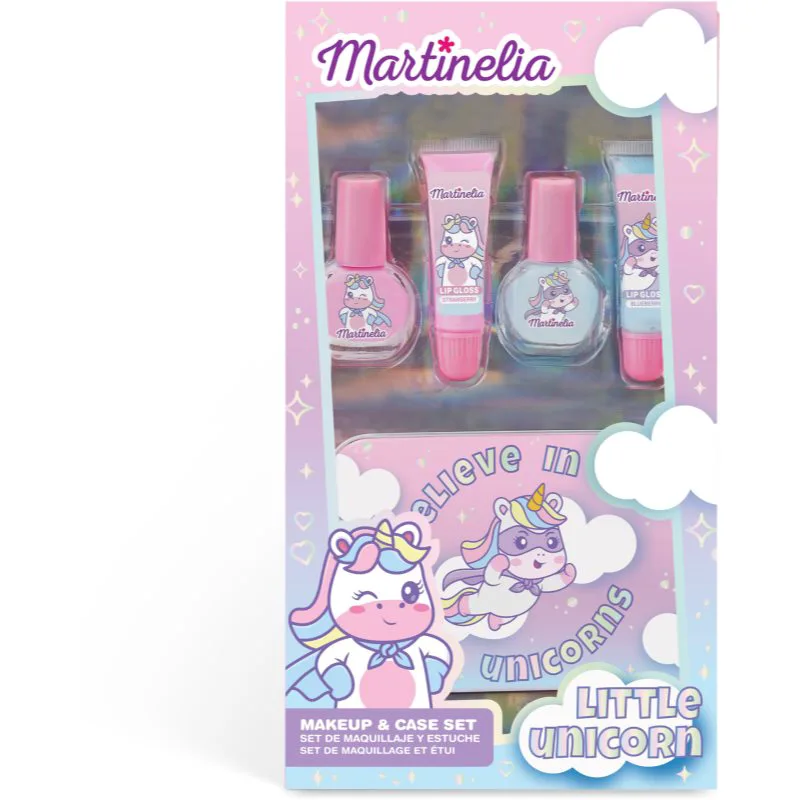 Martinelia Little Unicorn Makeup & Case σετ για παιδιά 3+