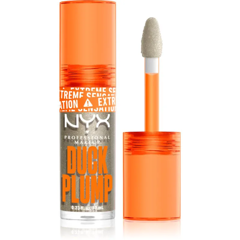 NYX Professional Makeup Duck Plump λιπ γκλος για αύξηση του αποτελέσματος απόχρωση Quazy Silver 7 ml