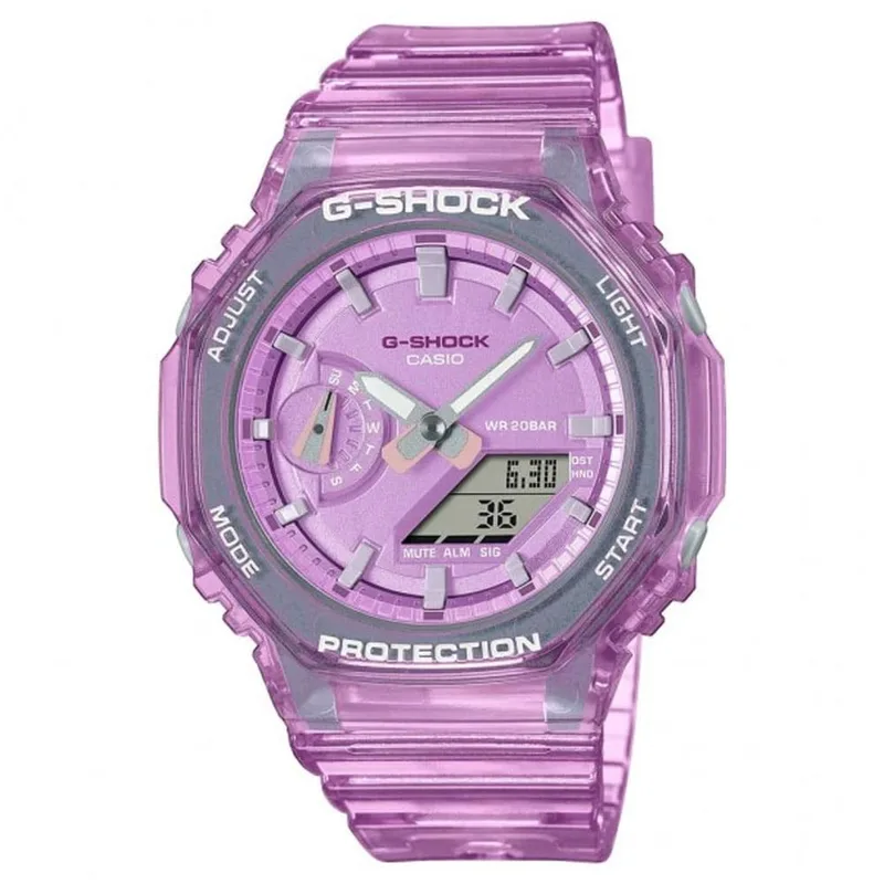 CASIO G-SHOCK Purple Rubber Strap GMA-S2100SK-4AER