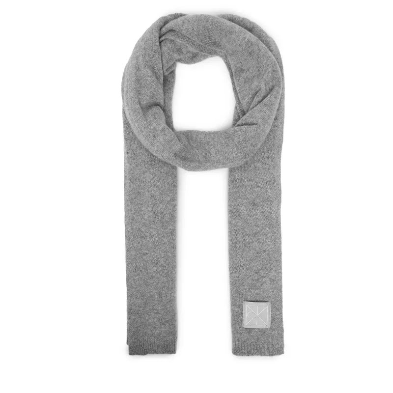 Κασκόλ Calvin Klein Emblem LV04D8014G Γκρι