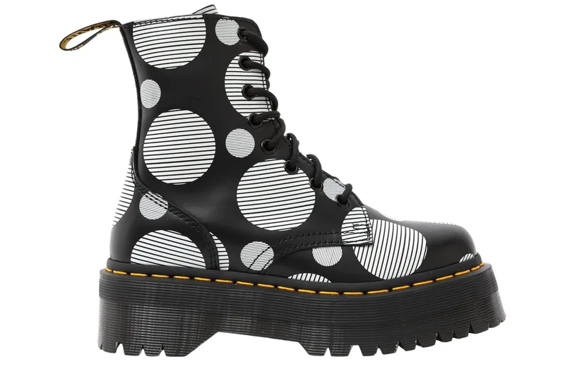Μποτάκια Dr. Martens 8 Eye Boot Jadon 26882009-Black+White