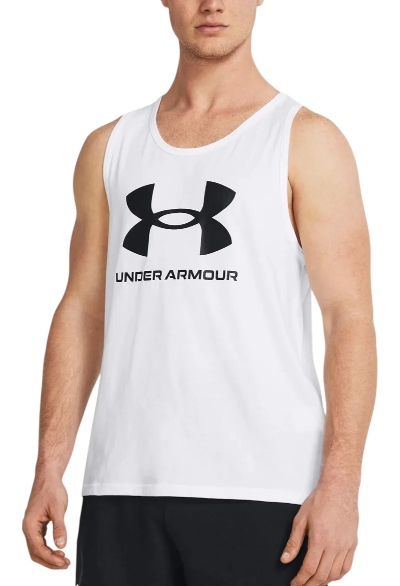 Μπλούζα Αμάνικη Under Armour Sportstyle Logo Tank 1382883-100 Ανδρικό