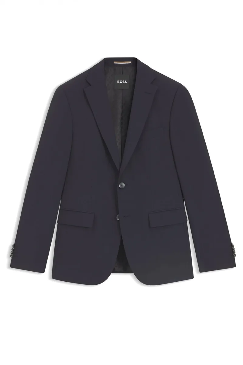 BOSS ΣΑΚΑΚΙ ΚΟΥΣΤΟΥΜΙΟΥ SLIM FIT H-HARVEY-MM-C-NF ΜΠΛΕ