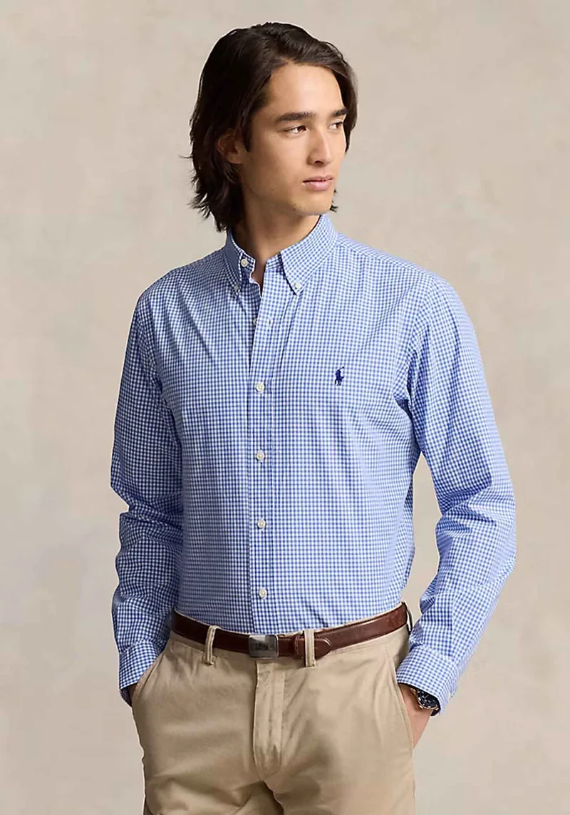 Polo Ralph Lauren Πουκάμισο της σειράς Check - 710928254 004 Blue/White Check