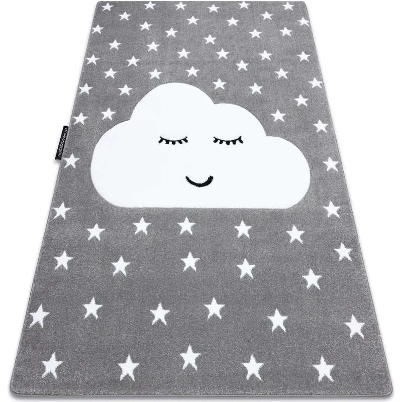 Χαλιά Rugsx Χαλί PETIT CLOUD αστέρια γκρι 140x190 cm