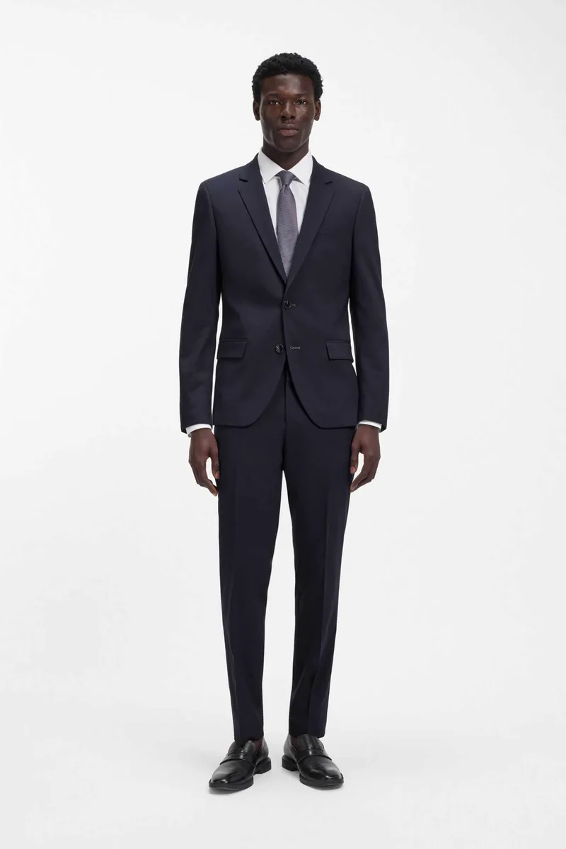 Hugo Boss ανδρικό κοστούμι Slim Fit "Henry/Getlin232X" - 50557616 Μπλε Σκούρο