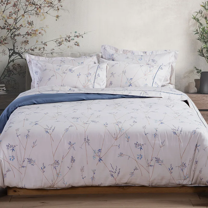 Παπλωματοθήκη Υπέρδιπλη (Σετ) 240X230 Nef Nef Desirous Off White/Blue (240x230)