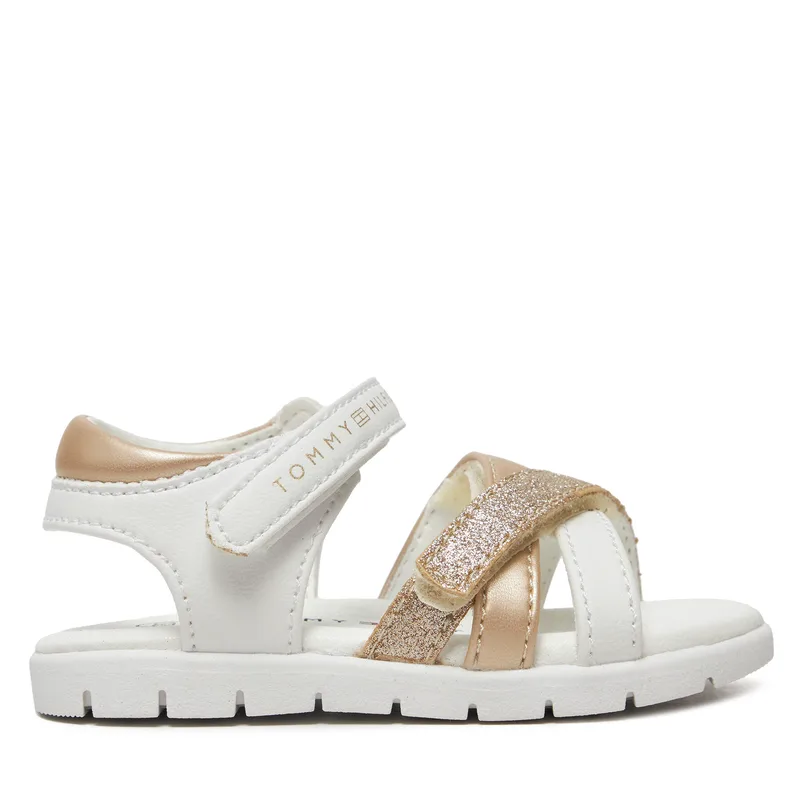 Σανδάλια Tommy Hilfiger Velcro Sandal T1A2-33770-0273 M Λευκό