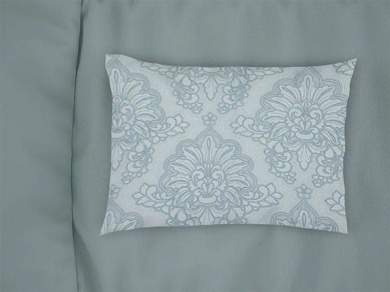 Μαξιλαροθήκη Dimcol Εμπριμέ Άρτεμις 705 50x70 Light Blue-Grey