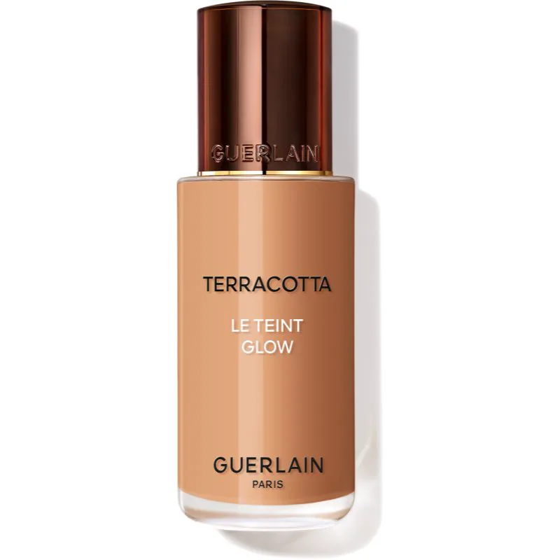 GUERLAIN Terracotta Le Teint Glow υγρό μεικ απ για φωτεινότητα για φυσική εμφάνιση απόχρωση 4,5W Warm 35 ml