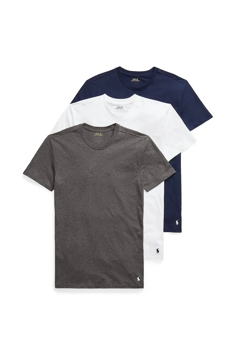 Polo Ralph Lauren t-shirt basic Ανδρικός βαμβακερός 3-pack