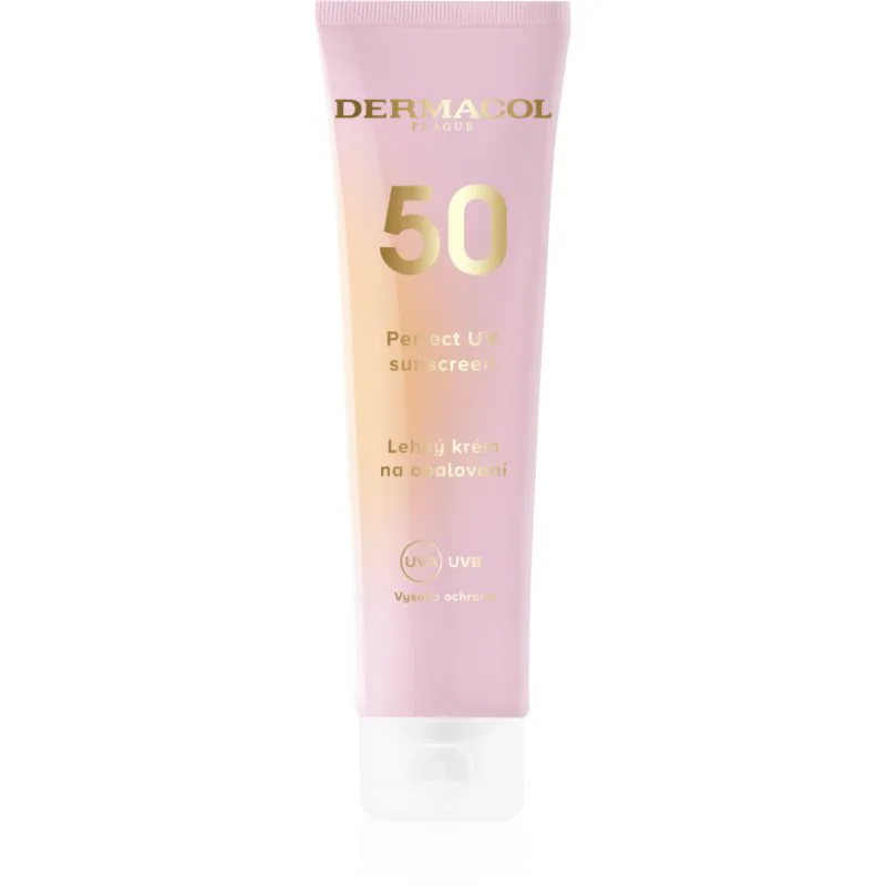 Dermacol Sun ελαφριά κρέμα για ηλιοθεραπεία SPF 50 150 ml