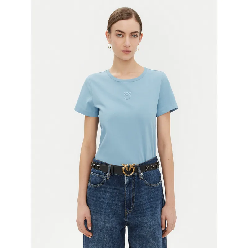PINKO T-Shirt 100355 A2HN Μπλε Regular Fit