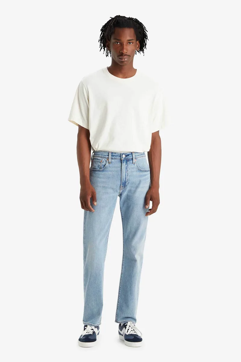 Levi's® ανδρικό τζιν παντελόνι πεντάτσεπο Regular Tapered Fit "502™" - 295071417 Denim Blue Ανοιχτό