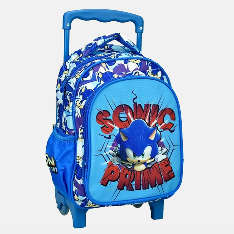 GIM Sonic Prime Σχολική Τσάντα Τρόλεϊ 12L (9000202439_1523)