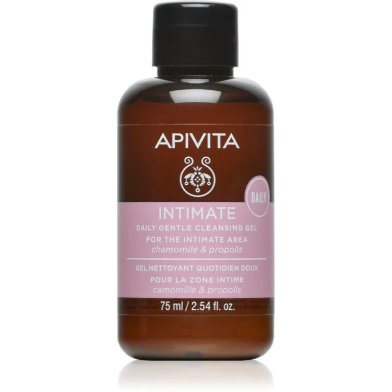 Apivita Intimate Daily Cleansing Gel φρέσκο τζελ για προσωπική υγιεινή 75 ml
