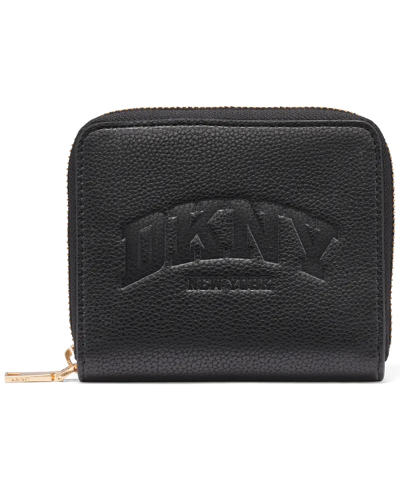 DKNY ΓΥΝΑΙΚΕΙΟ ΠΟΡΤΟΦΟΛΙ HADLEE R541AO38 71W1 BLK/GOLD