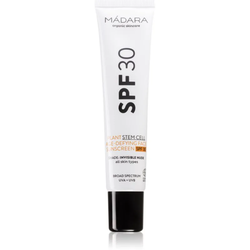 MÁDARA SPF30 Age-Defying Προστατευτικό υγρό προσώπου με χρώμα 40 ml