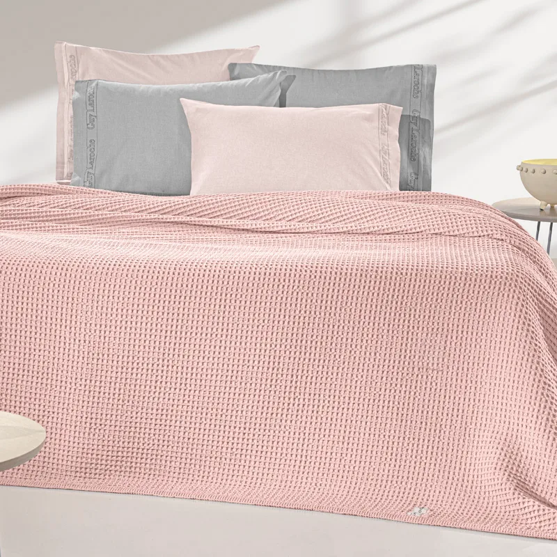 Κουβέρτα Πικέ King Size 260X240 Guy Laroche Eternity Misty Rose (260x240)