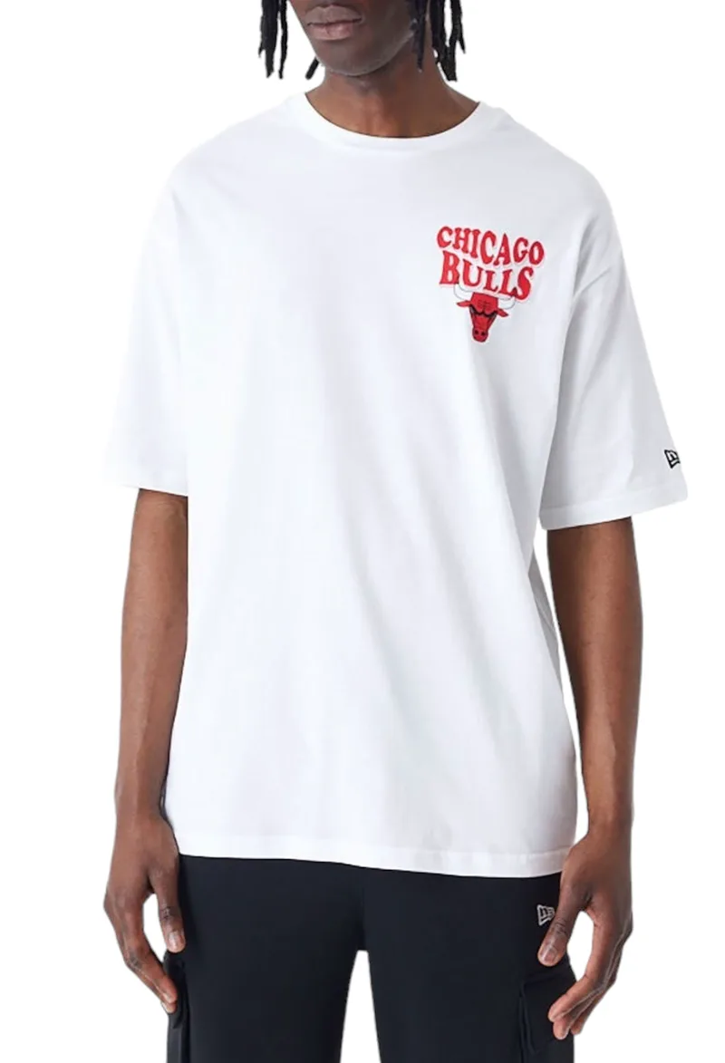 Μπλούζα Κοντομάνικη New Era Nba Script Os Chibul Wh 60435518-100 Ανδρικό