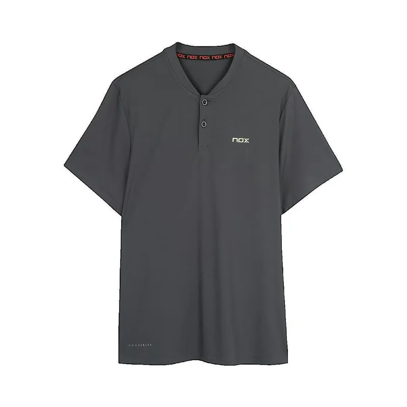 Πόλο με κοντά μανίκια Nox Polo manches courtes Pro Gris