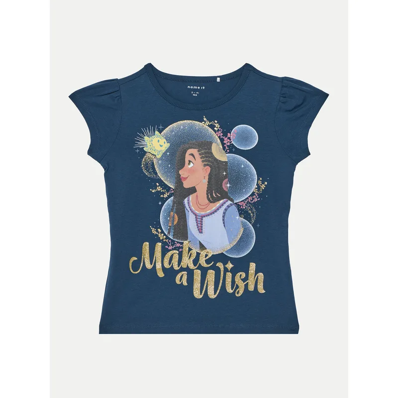 NAME IT T-Shirt 13239531 Σκούρο μπλε Regular Fit
