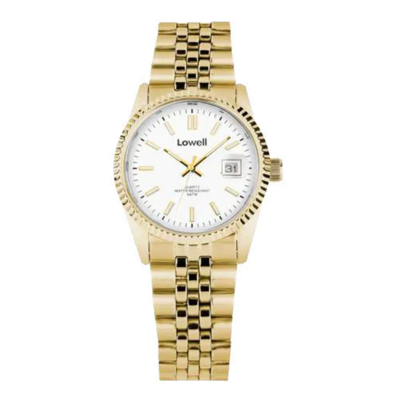 Ρολόι Γυναικείο Yellow Stainless Steel Lowell 34mm PL4600-66