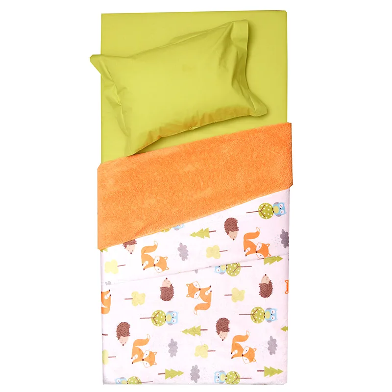 Κουβέρτα Fleece Κούνιας 110X150 Viopros 73 Πορτοκαλί (110x150)