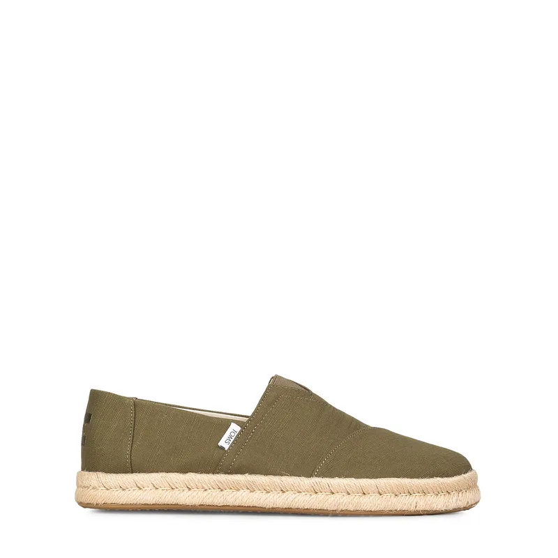 Εσπαντρίγιες ανδρικές Toms Λαδί 10019899 Alpargata Rope 2.0 262