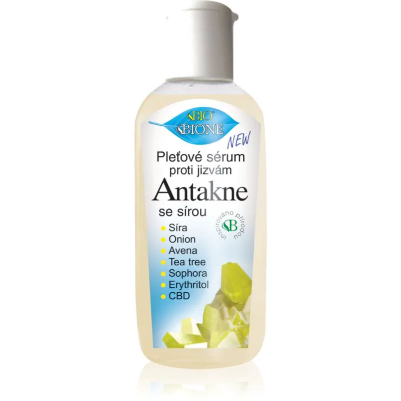 Bione Cosmetics Antakne αναγεννητικός ορός για ουλές με θείο 82 ml