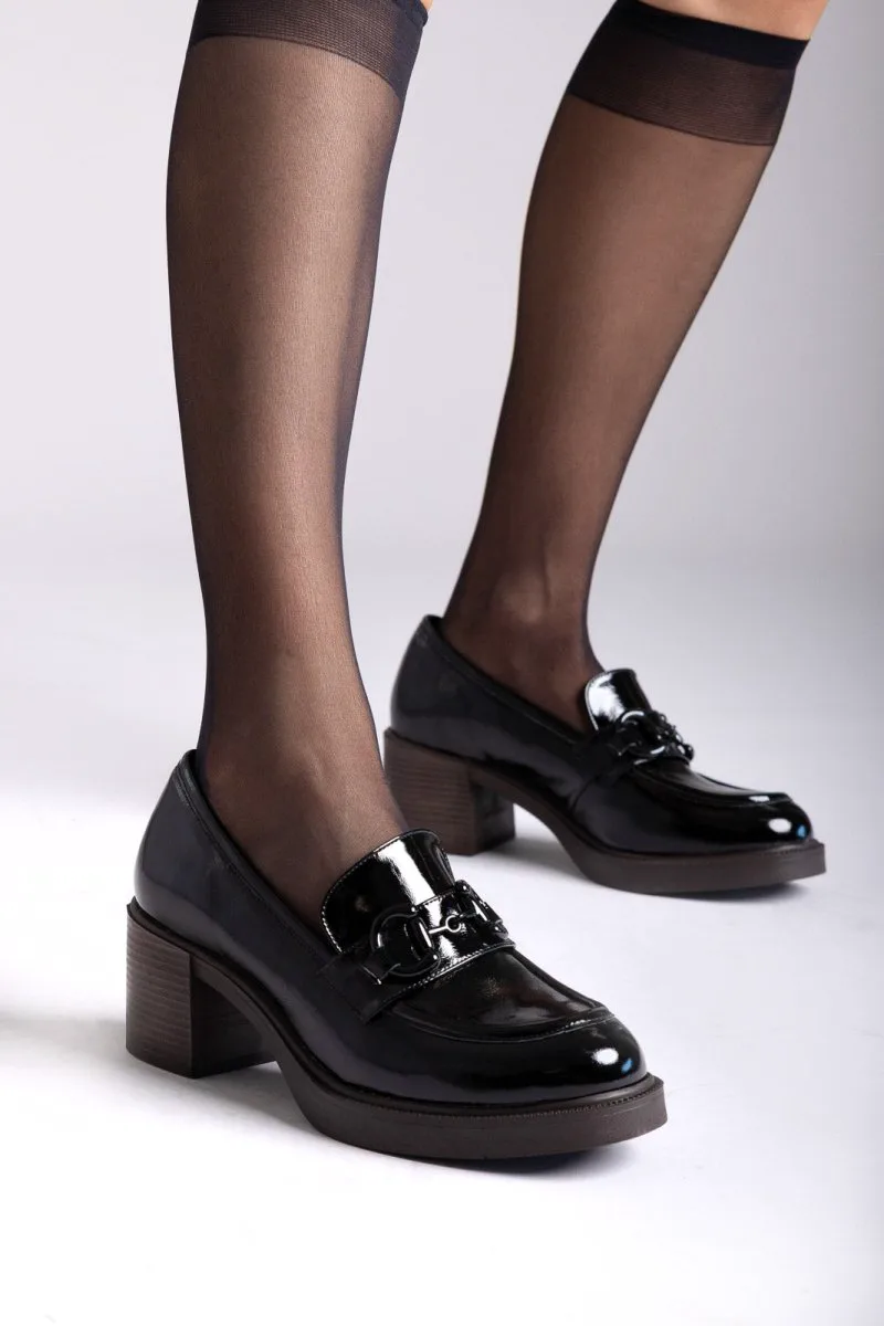 TFP Patent Leather Loafers - 8073 - Black Patent