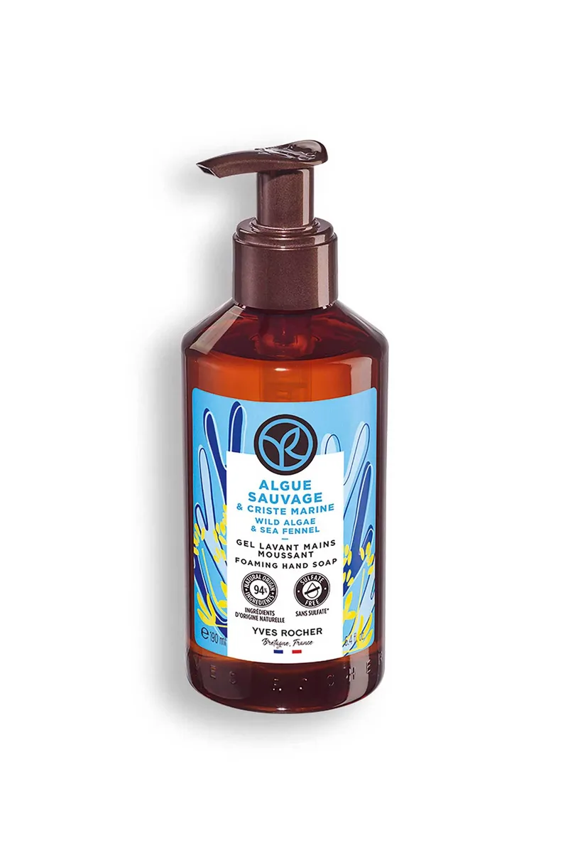 Yves Rocher Wild Algae & Sea Fennel Foaming Hand Soap 190 ml - 64294