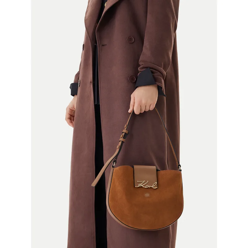 Τσάντα KARL LAGERFELD B1W30196 Καφέ