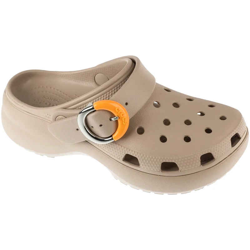 Παντόφλες Crocs Classic Platform Dipped Buckle Clog