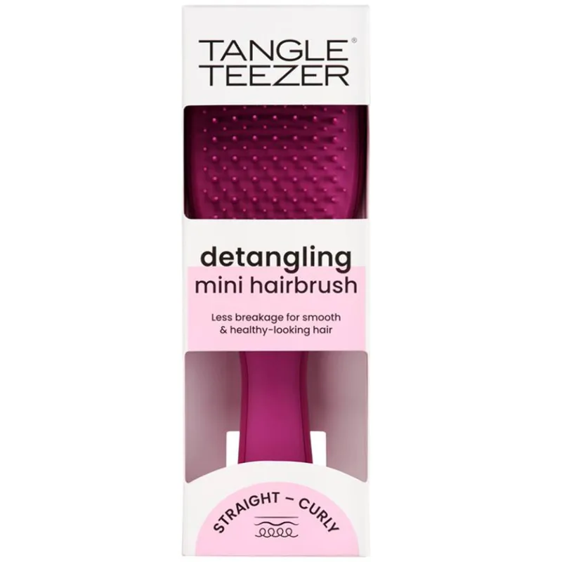 Tangle Teezer The Mini Ultimate Detangler Electric Raspberry Mini Βούρτσα Μαλλιών για Ξεμπέρδεμα Χωρίς Σπάσιμο & Εύκολη Μεταφορά 1 Τεμάχιο