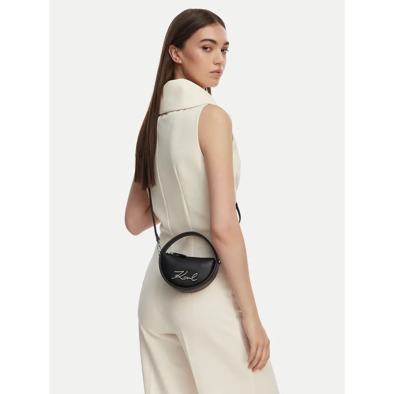 Τσάντα KARL LAGERFELD B2W30277 Μαύρο