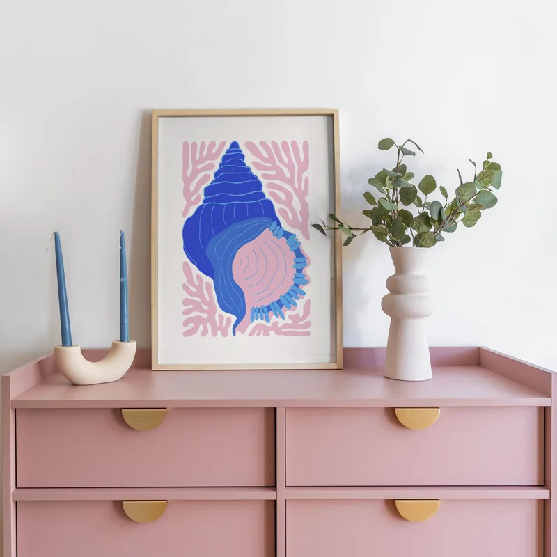 Πόστερ MATISSE STYLE SEASHELL 1