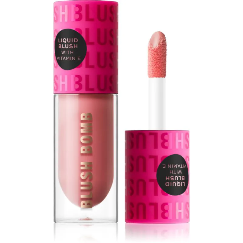 Revolution Blush Bomb κρεμώδες ρουζ απόχρωση Dolly Rose 4.6 ml