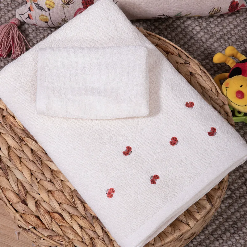 Παιδικές Πετσέτες (Σετ 2τμχ) Nef-Nef Homeware Ladybug 420gsm