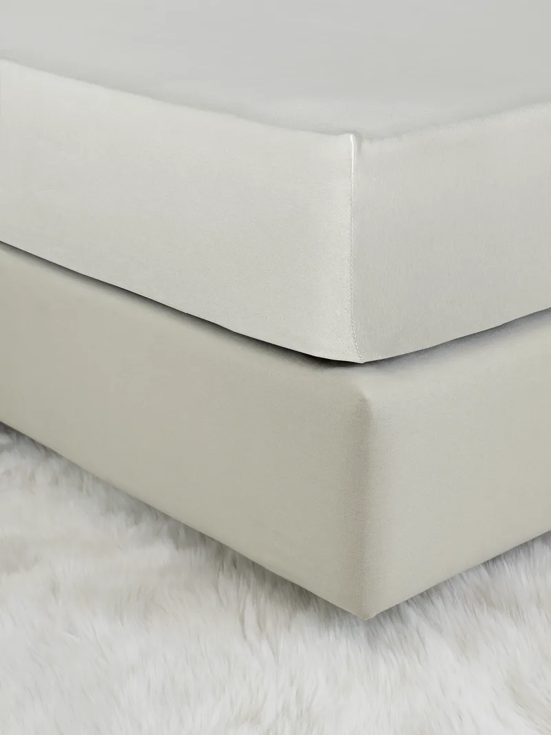 Σεντόνι Μεμονωμένο Υπέρδιπλο 160X200+40Cm Nima Tender Oat Μπεζ Με Λάστιχο (160x200+40cm)