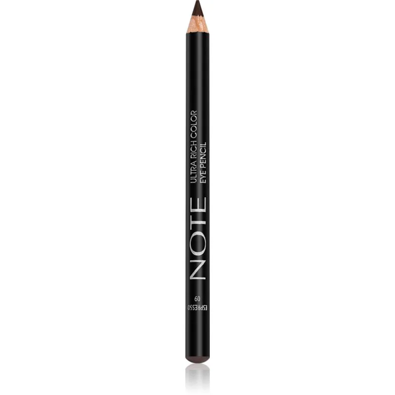 Note Cosmetique Ultra Rich Color αδιάβροχο μολύβι για τα μάτια απόχρωση 09 Espresso 1,1 γρ