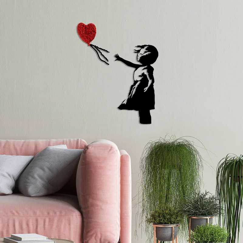 Μεταλλικό Διακοσμητικό Τοίχου Banksy - 13-1 891Tnl3272 105x85 cm