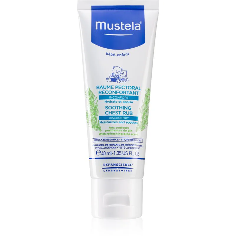 Mustela Bébé βάλσαμο με άρωμα πεύκου για πιο ήρεμο ύπνο 40 ml