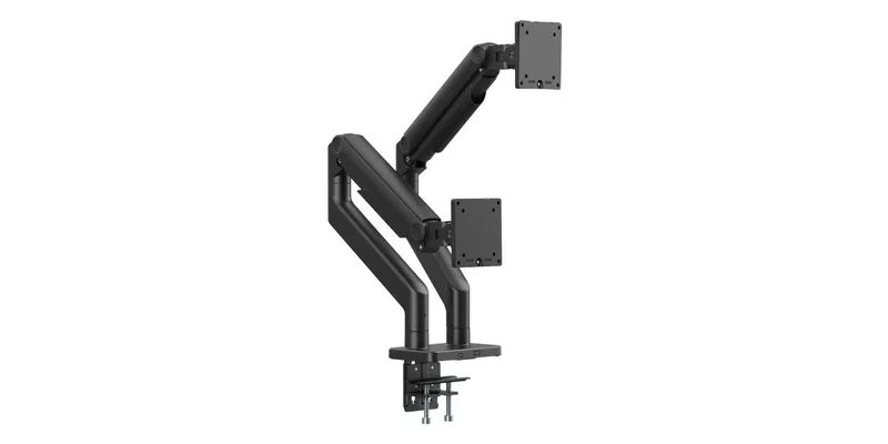 DIGITUS TIS 45" 2TFT 2Gelenke Feder schwarz Max.2x20KG