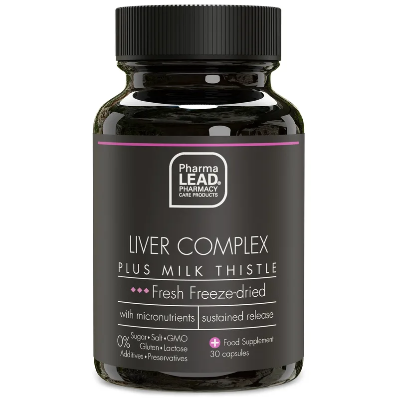 Pharmalead Black Range Liver Complex Plus Milk Thistle Συμπλήρωμα Διατροφής για την Διατήρηση της Φυσιολογικής Ηπατικής Λειτουργίας 30caps