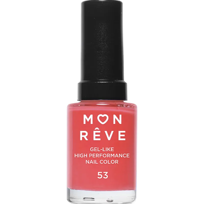 Mon Reve Gel-Like High Performance Nail Color Βερνίκι Νυχιών Υψηλής Απόδοσης 13ml - 53