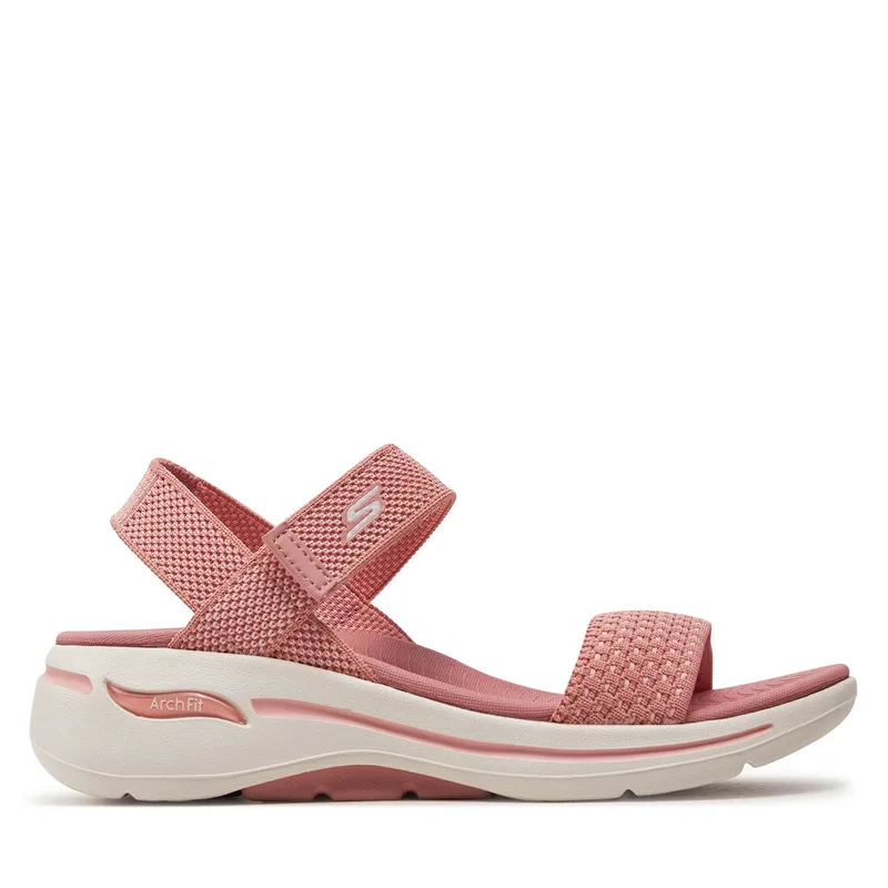 Σανδάλια Skechers Go Walk Arch Fit Sandal-Polished 140264/ROS Ροζ